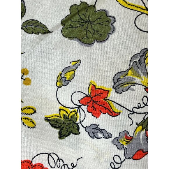 Retro Floral Top 10 White Old Money Classic Chic Glam Preppy Boho Western Artsy - Picture 5 of 11